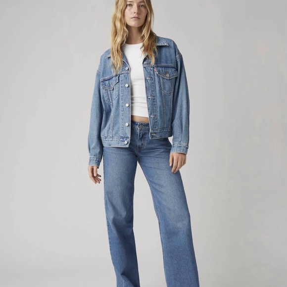 Levi's Denim - Levi’s Low Loose Low-Rise Wide-Leg Jeans Real Recognize Real – Size 27W x 34L